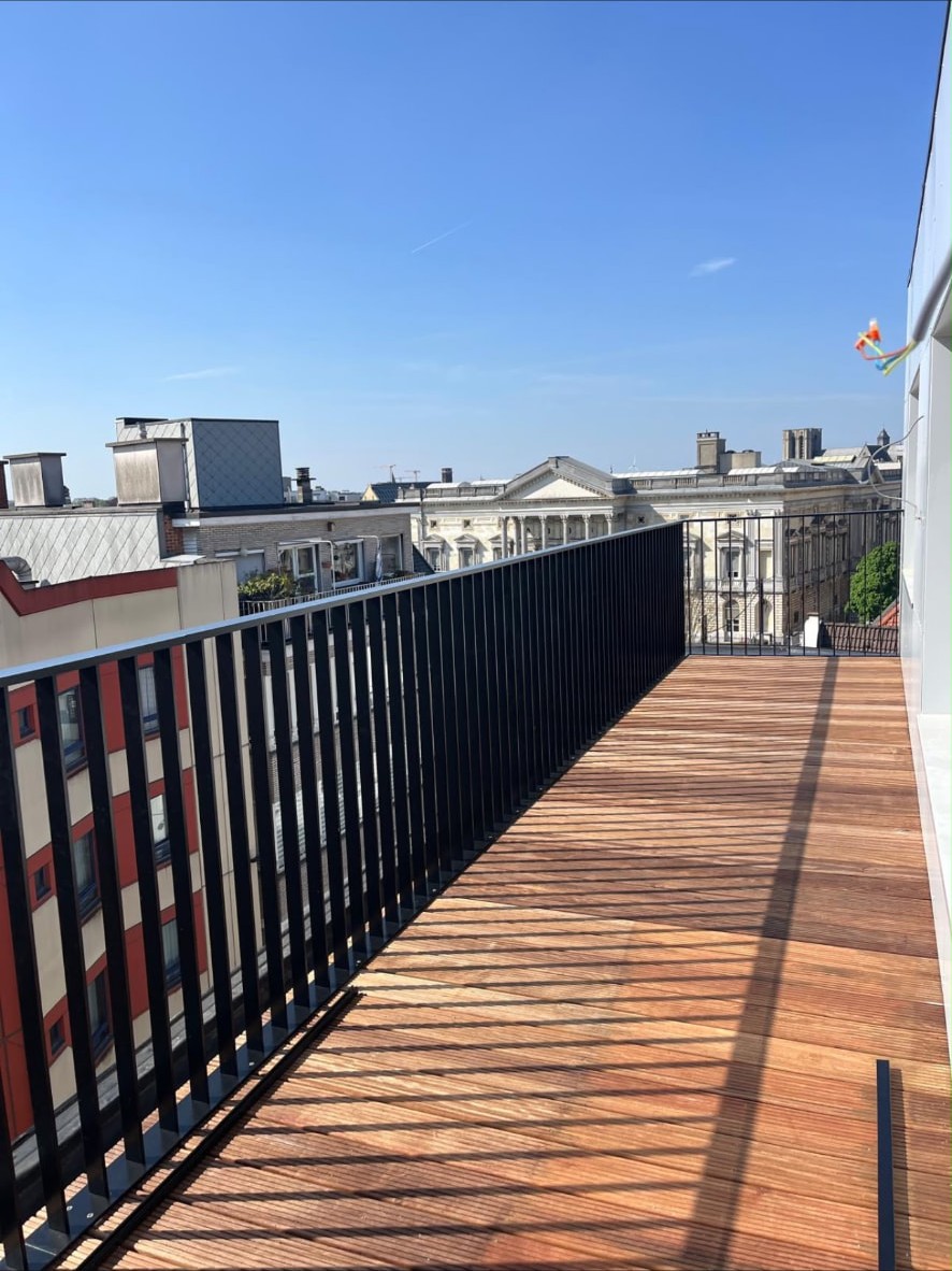 Afgewerkt dakterras met balustrade