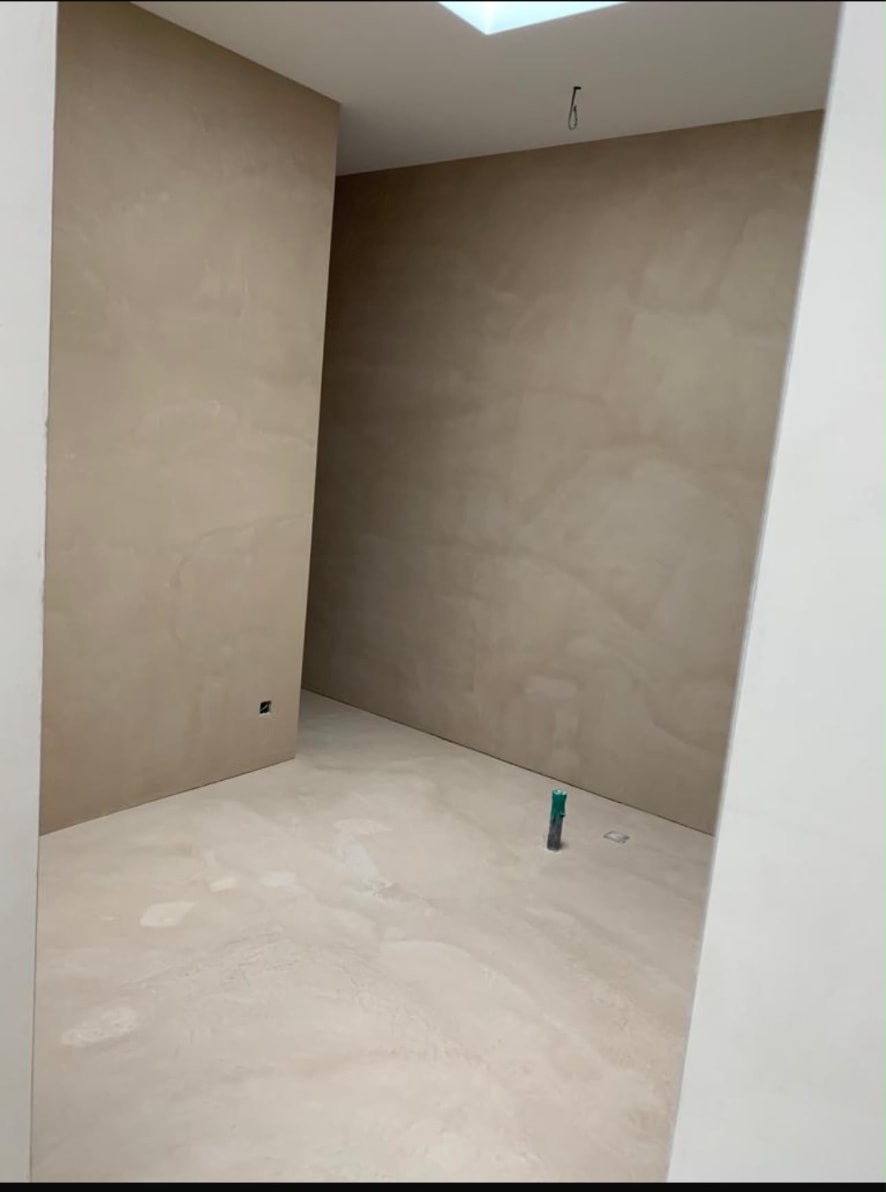 Badkamer met vrijstaand bad — Voor